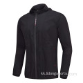 Жаңа стильді жеке логотипті қарапайым ziper sport hoodie